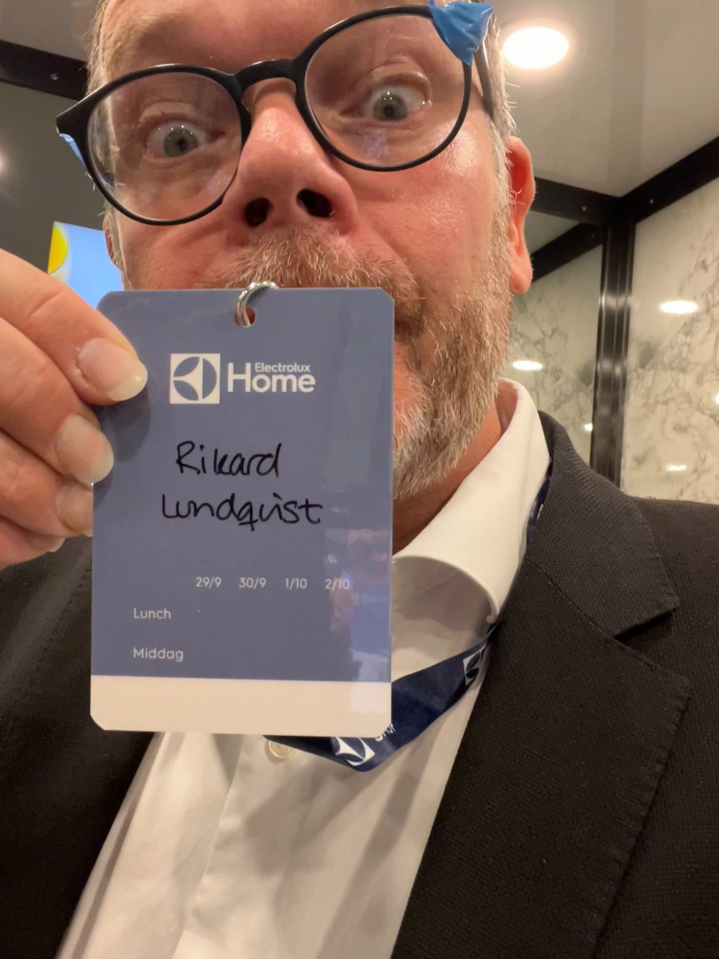 Dinner comedy för Electrolux på Infra City